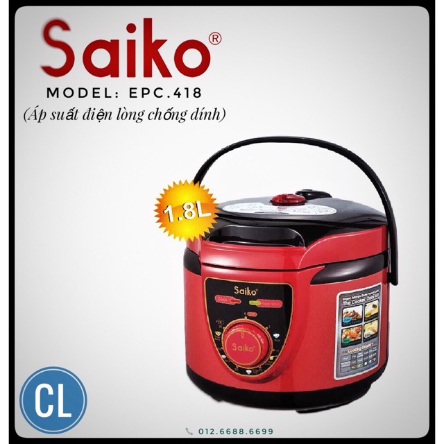 Nồi áp suất đa năng SAIKO EPC-418