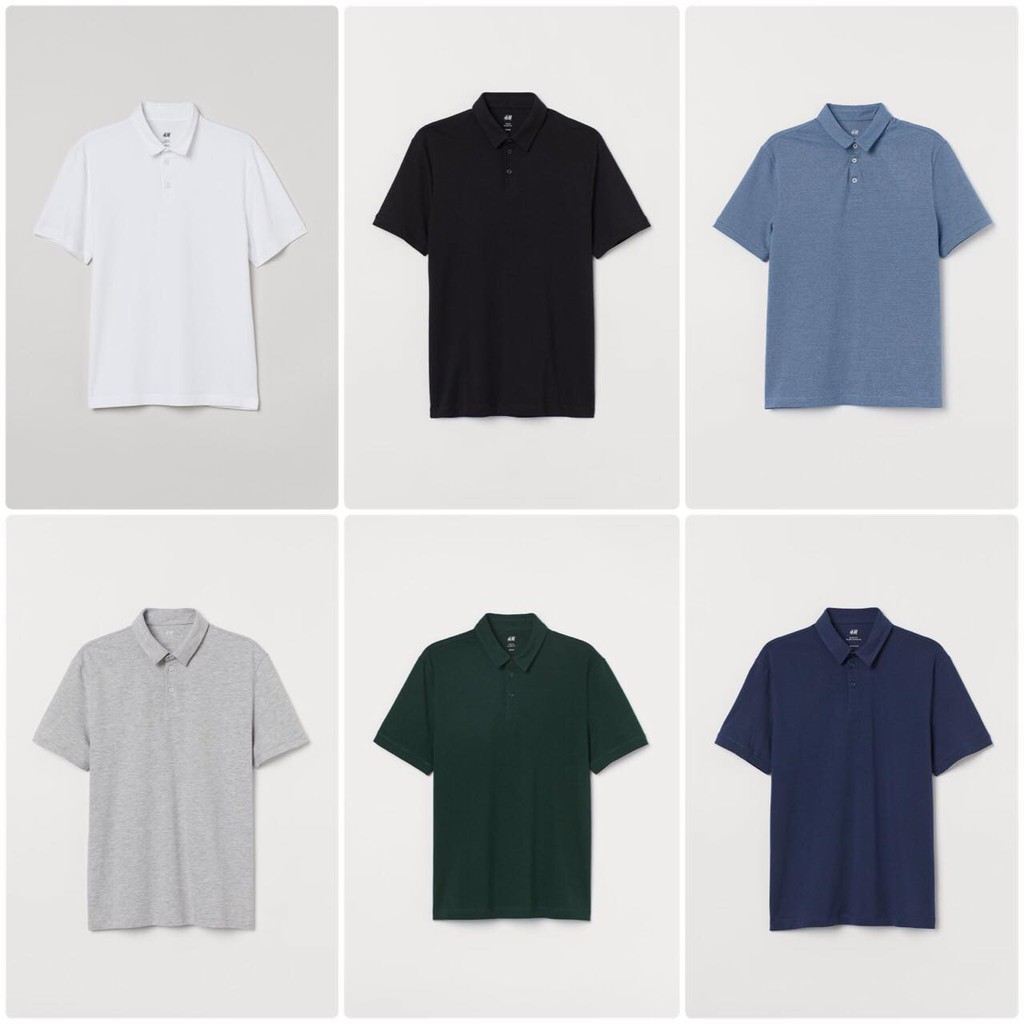 Áo polo nam HM đủ size hàng xuất