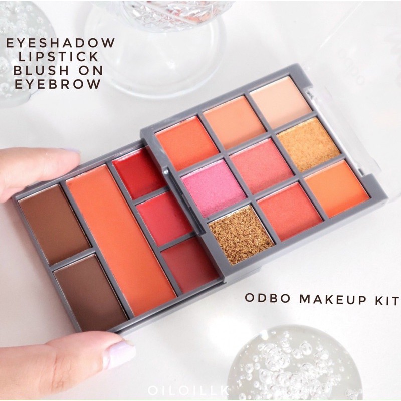 Set [Son-Mắt- Má -Mày] Odbo Makeup Kit OD1037 | BigBuy360 - bigbuy360.vn