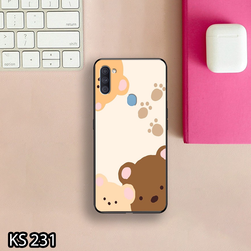 Ốp lưng Samsung M02/M10/M11/M20 in hình Gấu nhỏ siêu đẹp, độc, lạ_KINGSTORE.HN_Ốp SS
