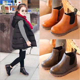 FORM TO_Boot da trẻ em bé gái giày cho bé cao cấp thiết kế Hàn Quốc