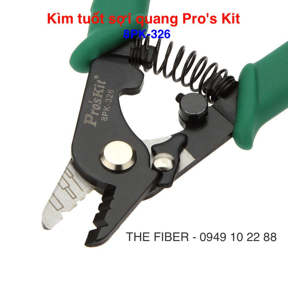 Kìm tuốt sợi quang Pro's Kit 8PK-326