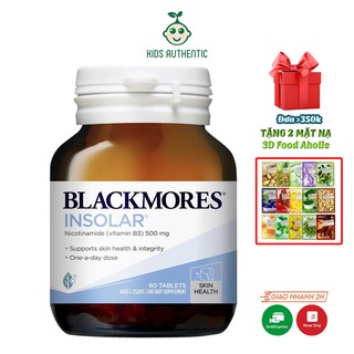 [Đủ bill + Tem Chemist]Viên uống đẹp da Insolar - viên uống làm đẹp da nhanh chóng an toàn và hiệu quả  hộp 60 viên