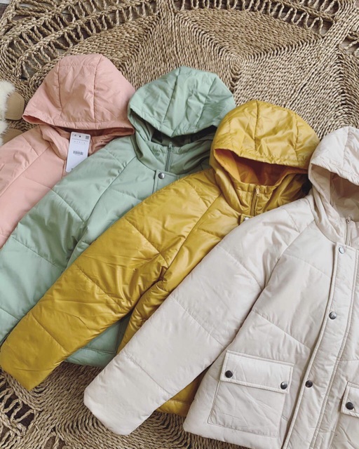 (SALE XẢ HÀNG) Áo phao đủ 4 màu pastel chất dày dặn