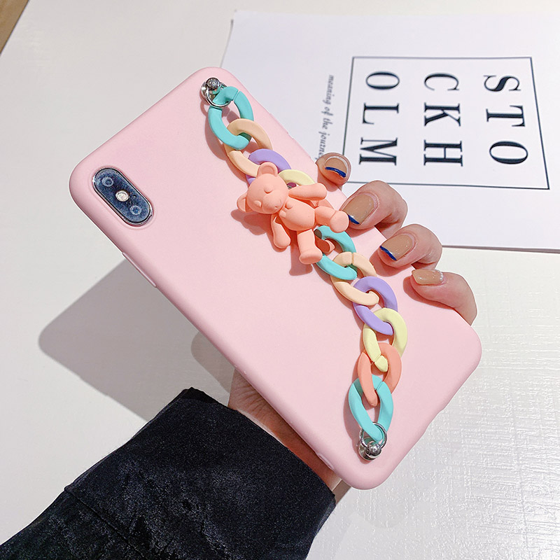 Ốp Lưng Hình Gấu 3d Đáng Yêu Cho Realme7 Realme7I Realmec3 Realmec11 Realmec15 Realme6 Realme3 Realme5Pro Realme5I