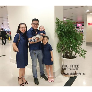Áo sơ mi bé FIG TREE tay ngắn mát mẻ