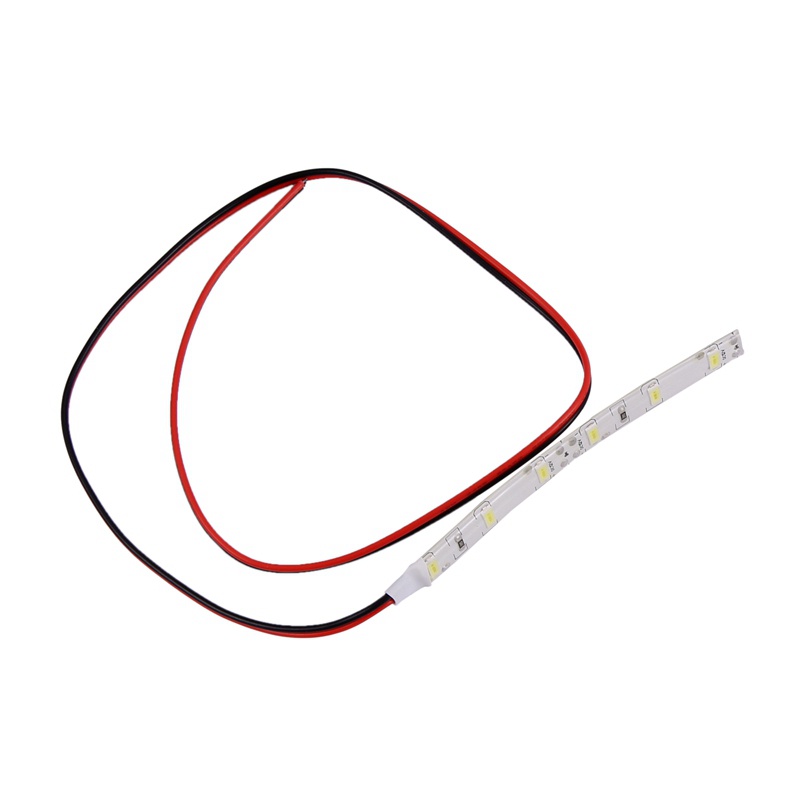 Set 2 Dải Đèn 6 LED 5630 SMD 10cm 12V Ánh Sáng Trắng Chống Thấm Nước Trang Trí Xe Hơi / Tà