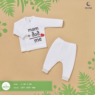 Bộ Moon dài Petit mẫu MOM DAD