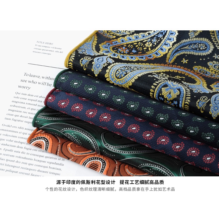 Khăn cài túi áo Vest Nam Thời trang cao cấp Pocket Square {Phụ Kiện Áo Vest - AdamZone}