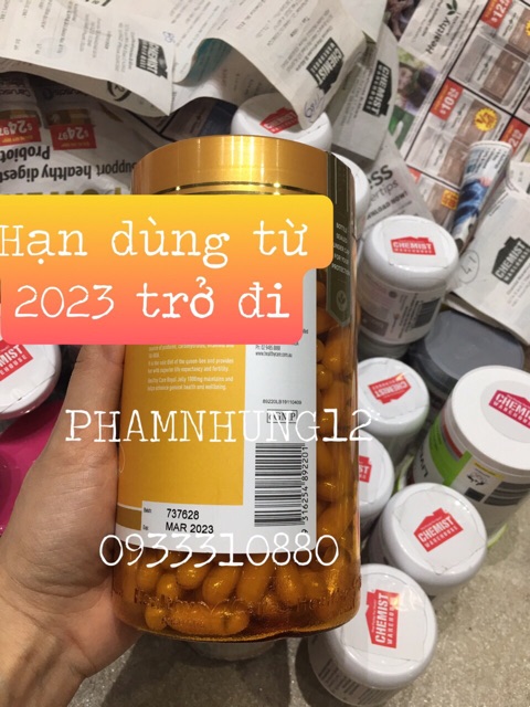 Sữa Ong Chúa Healthy Care Royal Jelly 356 viên (Có Tem Chemist).