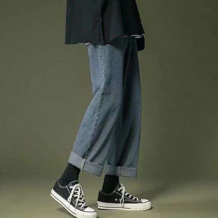 Quần Jeans Baggy Dáng Rộng Thời Trang Cho Nam