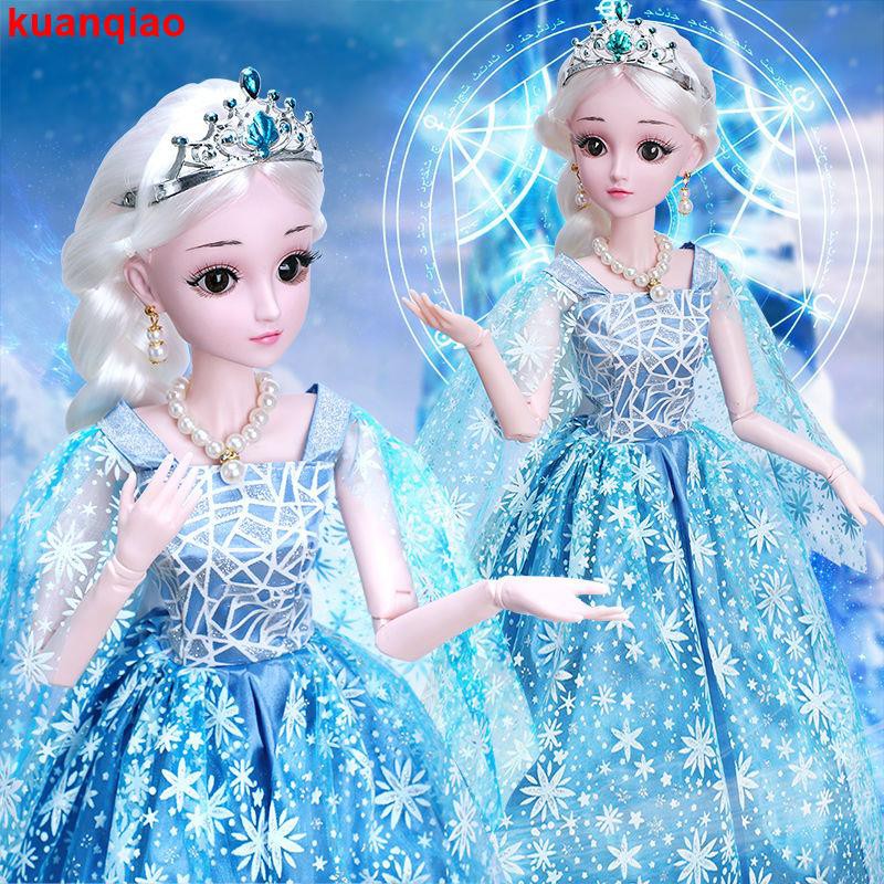 Búp Bê Barbie Đồ Chơi Hình Công Chúa Elsa 60cm
