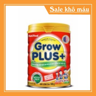 COMBO 3 Sữa Grow Plus+ (đỏ) 900g NutiFood MẪU MỚI
