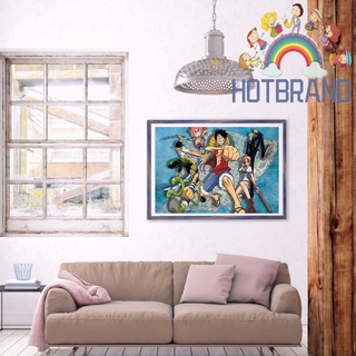 Bộ Tranh Đính Đá 5d Tự Làm Hình One Piece Độc Đáo