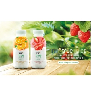 LỐC 6 CHAI SỮA TRÁI CÂY TH TRUE JUICE MILK CAM, DÂU, CHUỐI, VIỆT QUẤT 300ml