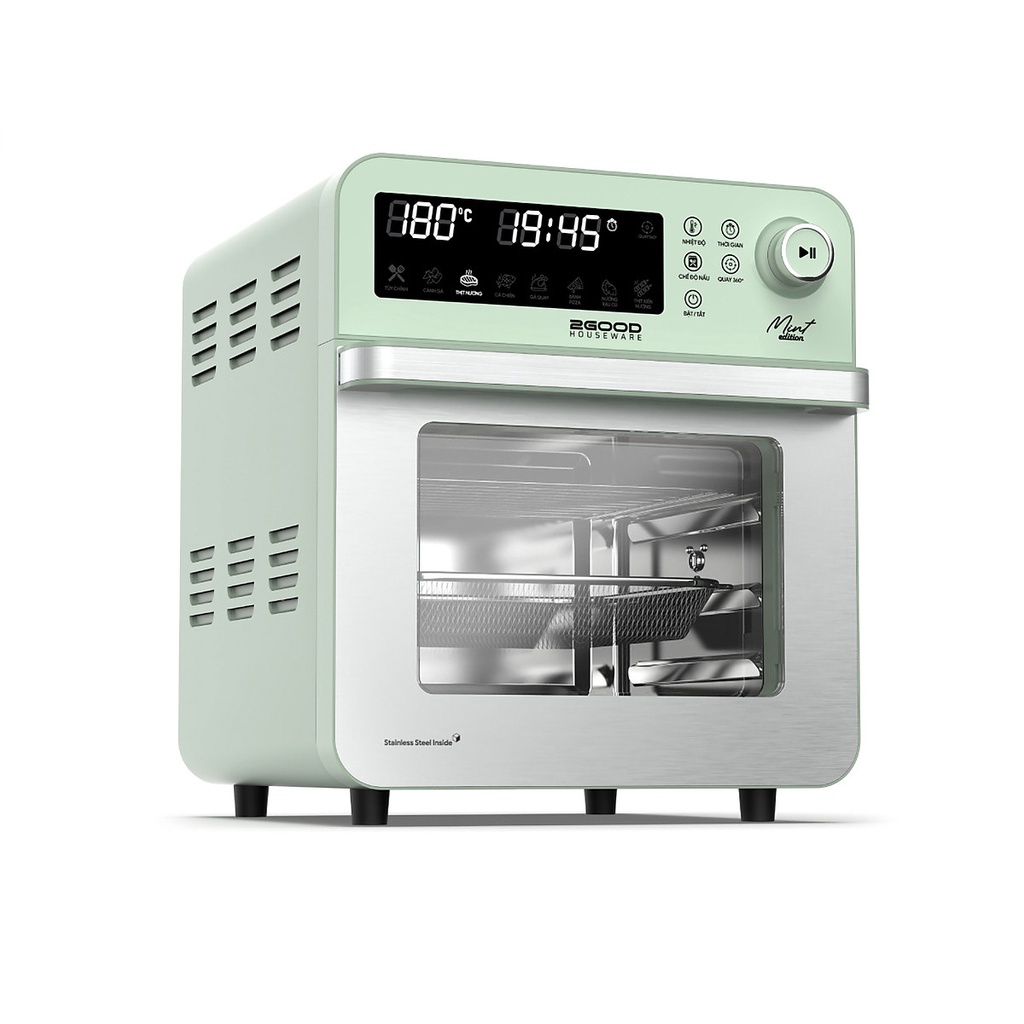 Nồi Chiên Không Dầu 2GOOD Vortex S19  - Hàng Chính Hãng