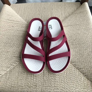 Dép lê Cross Swiftwater siêu bền, đẹp, nhẹ, ma sát tốt - Màu đỏ mận