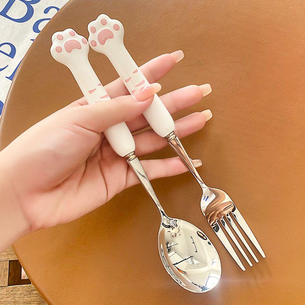 DORAW Bộ Dụng Cụ Ăn 3 Trong 1 Bằng Thép Không Gỉ Kèm Hộp Đựng Tiện Lợi