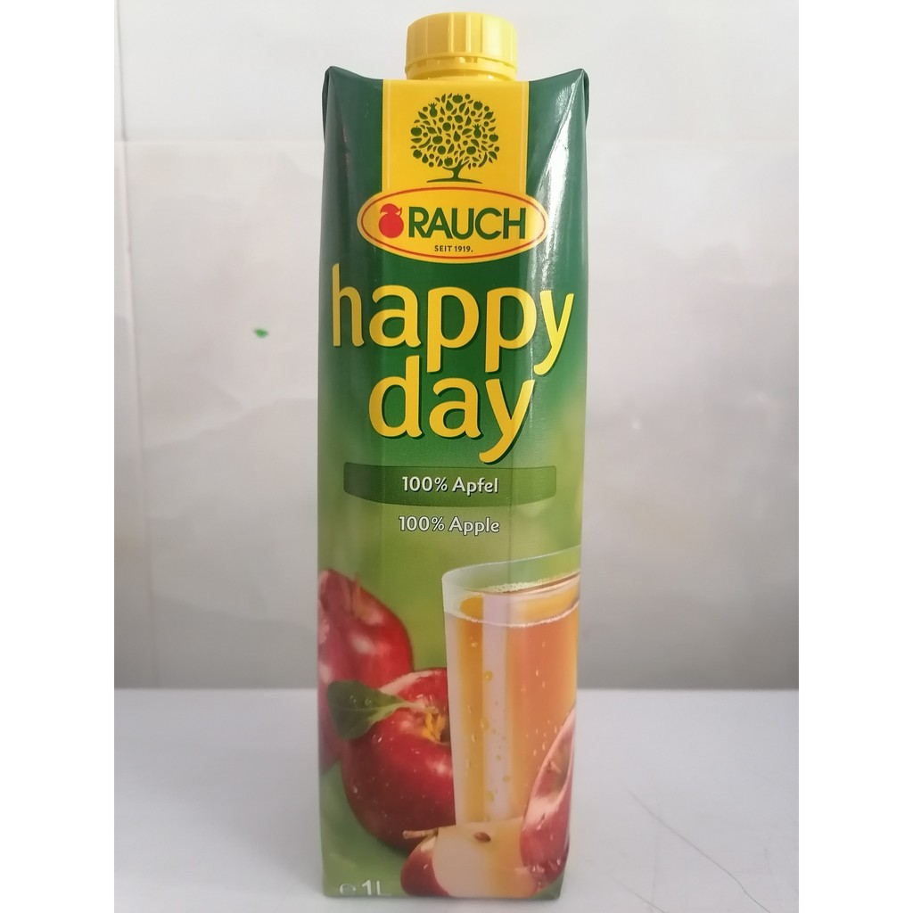 [Hộp 1 Lít – Apfel] NƯỚC ÉP TÁO NGUYÊN CHẤT [Austria] RAUCH 100% Apple Juice (anm)