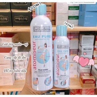 Xịt Khoáng Evoluderm 400ml Pháp