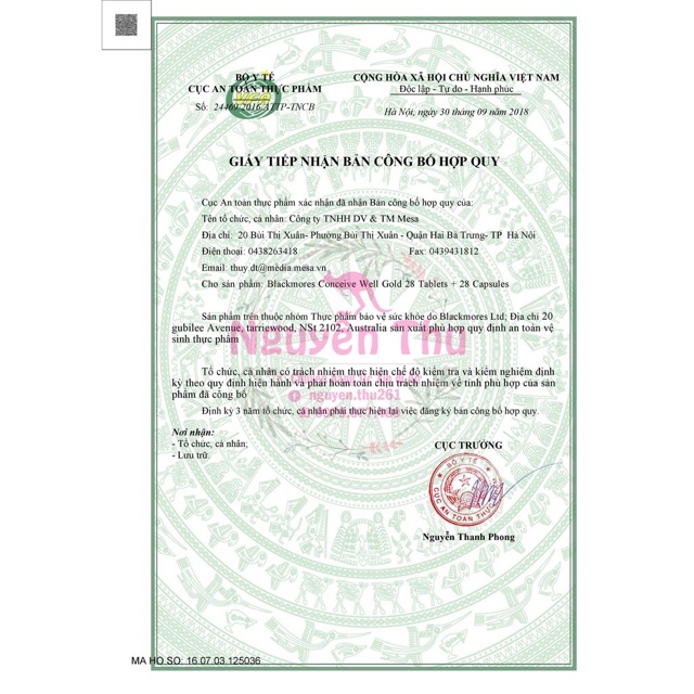 Viên dưỡng tăng khả năng thụ thai 56 viên - ĐỦ BILL , DATE XA