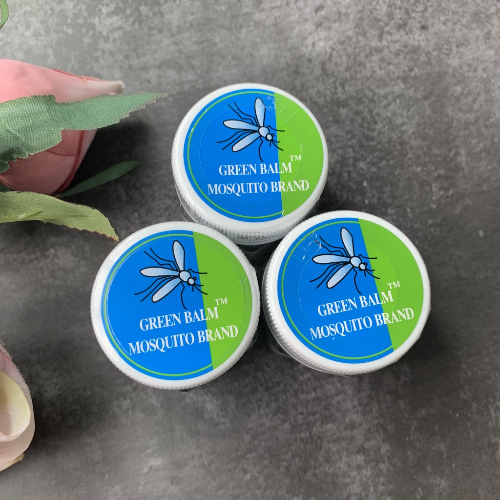 Cao Bôi Muỗi GREEN BALM MOSQUITO BRAND THÁI LAN - Dầu Bôi Vết Muỗi Đốt,Côn Trùng Cắn - Chống Muỗi Chống Côn Trùng