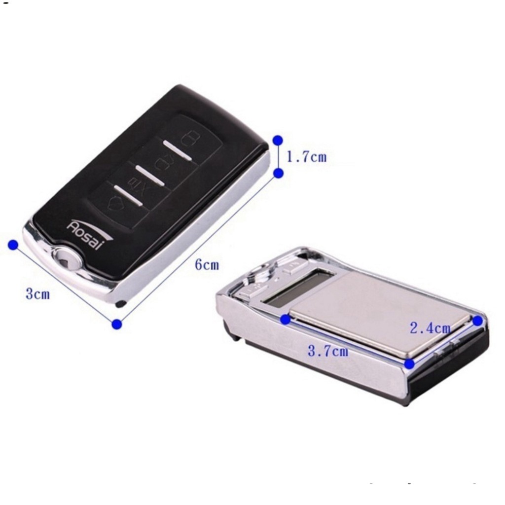 Cân Điện Tử Mini Hình Móc Khóa 100g X 0.01g