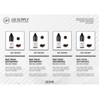 MỰC PHUN & KHẮC MÁY HAIRSTROKE GH