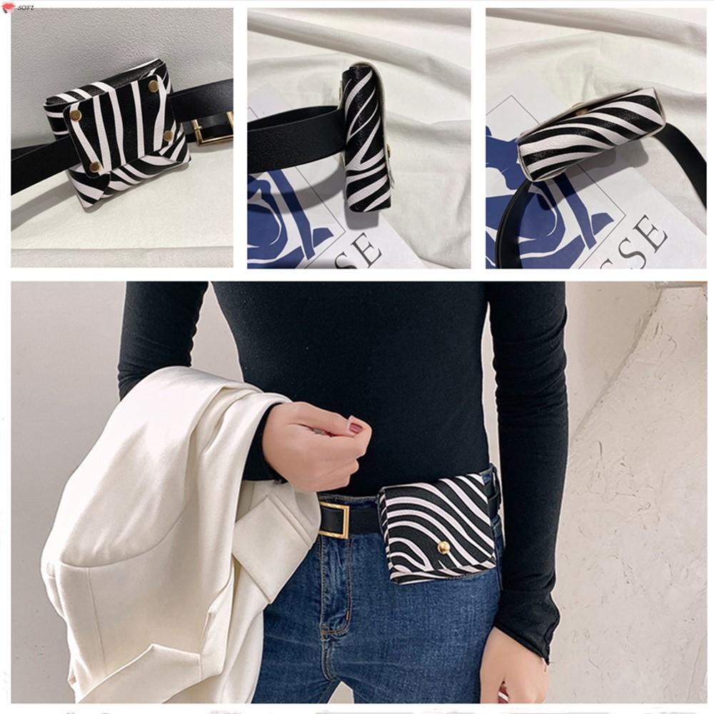 Thắt lưng kiêm túi đeo hông mini 2 trong 1 thời trang cho nữ