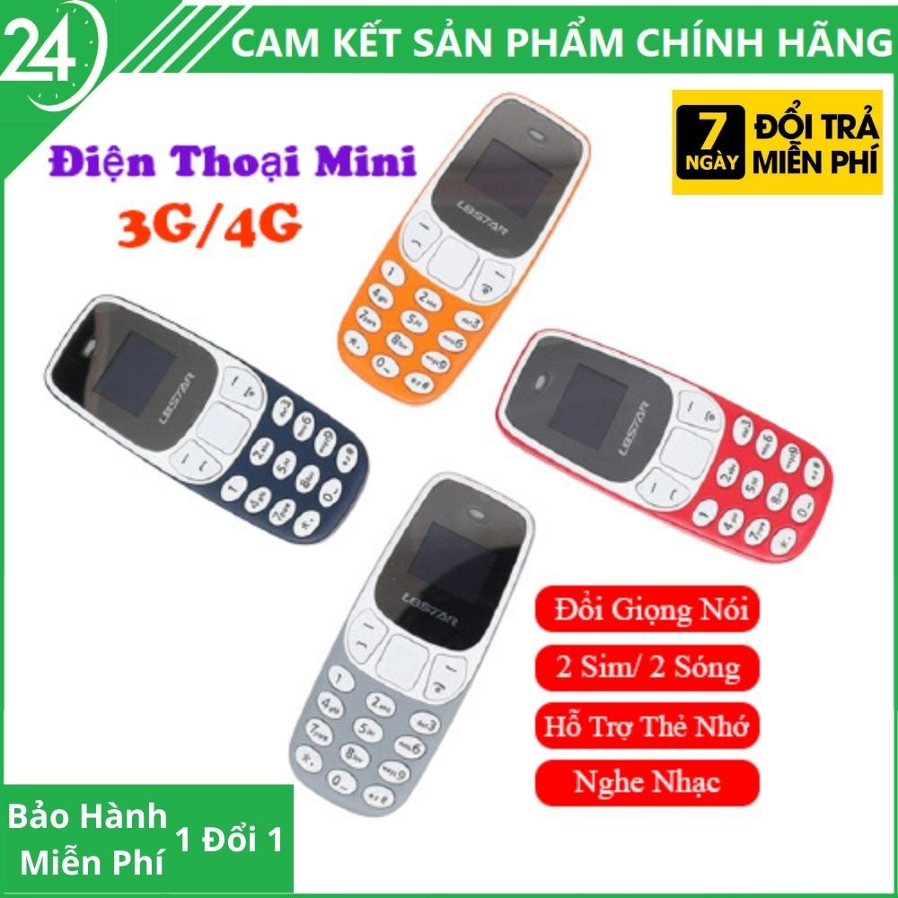 Điện Thoại Mini L8STAR BM10(3310) -Điện Thoại Mini Giá Rẻ Siêu Nhỏ - 2 Sim 2 Sóng, Hỗ Trợ Khe Cắm Thẻ Nhớ, Nghe Nhạc MP3