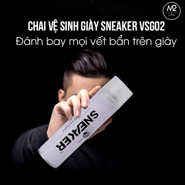 Chai xịt tạo bọt vệ sinh giày Sneaker cao cấp (VSG02)