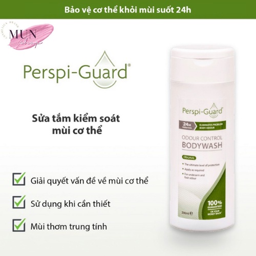 Sữa tắm khử mùi, ngăn mồ hôi, làm sạch da Perspi-Guard Odour Control Body Wash 200ml