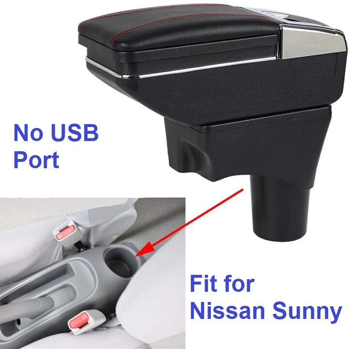 Hộp tỳ tay, đệm tỳ tay lắp cho xe ô tô Nissan Sunny,  Armrest box for Nissan Sunny