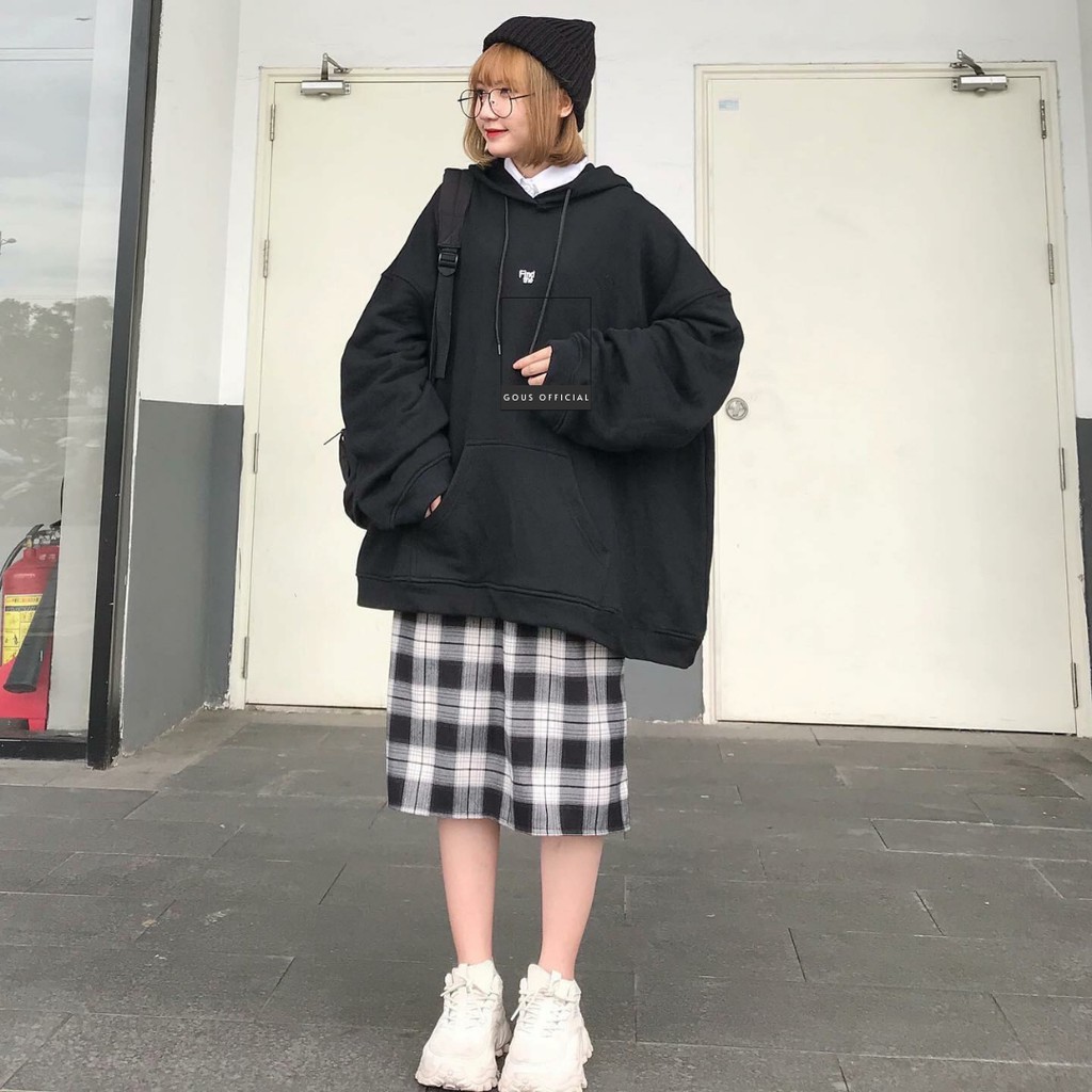 Áo Hoodie Nữ Chất Liệu Da Cá GOUS OFFICIAL Tay Dài Basic FinD The Oversize Phong Cách Cá Tính Dễ Phối Đồ - 1896 | BigBuy360 - bigbuy360.vn
