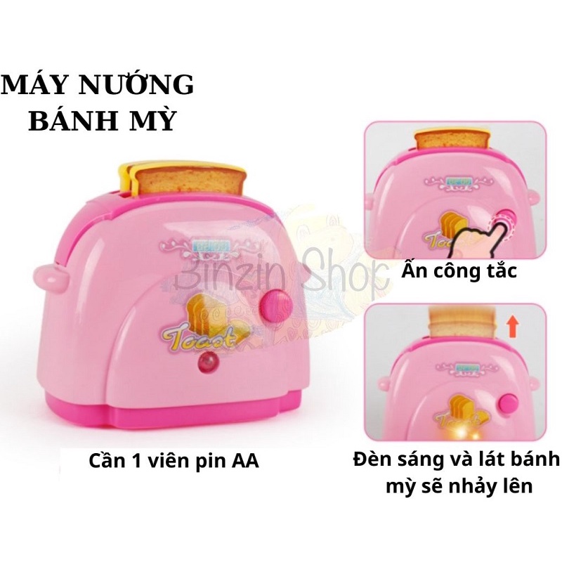 Đồ chơi nhà bếp 12 món chạy bằng pin