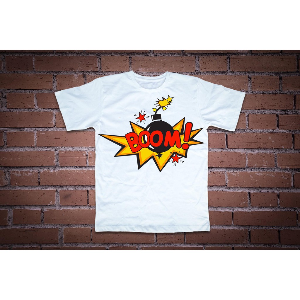 Áo Thun hình logo boom