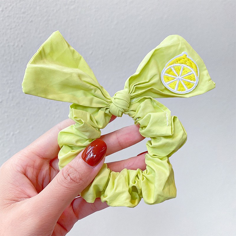 L&amp;X Korean Hair Accessories Fashion Cloth Fruit Bowknot Hair Rope for Women