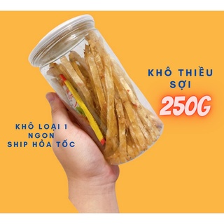 KHÔ CÁ THIỀU CẮT SỢI DAI NGON ĂN VẶT TÍ  ĐỒ ĂN VẶT SÀI GÒN VỪA NGON VỪA RẺ