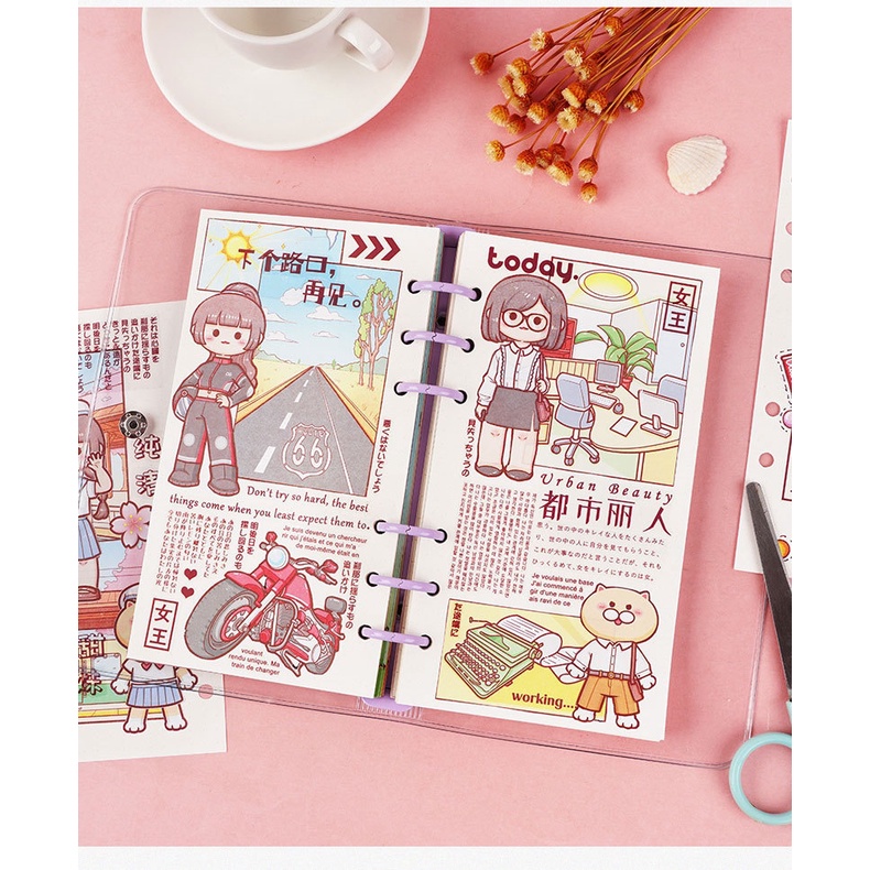 Miếng dán trang trí tủ quần áo dễ thương cho bé gá