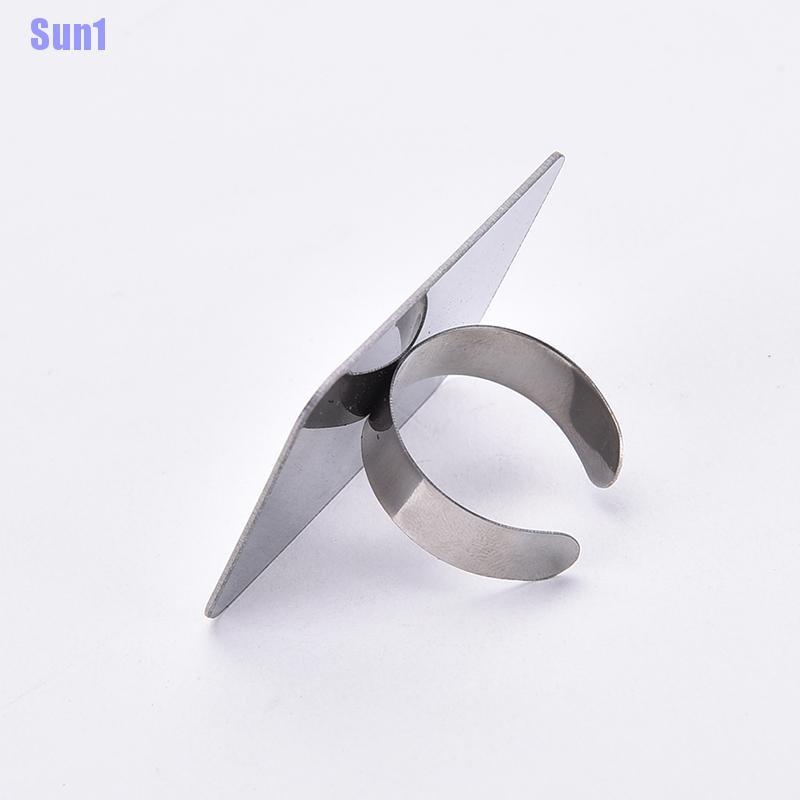 (Hàng Mới Về) Dụng Cụ Trộn Màu Trang Điểm Móng Tay Bằng Thép Không Gỉ