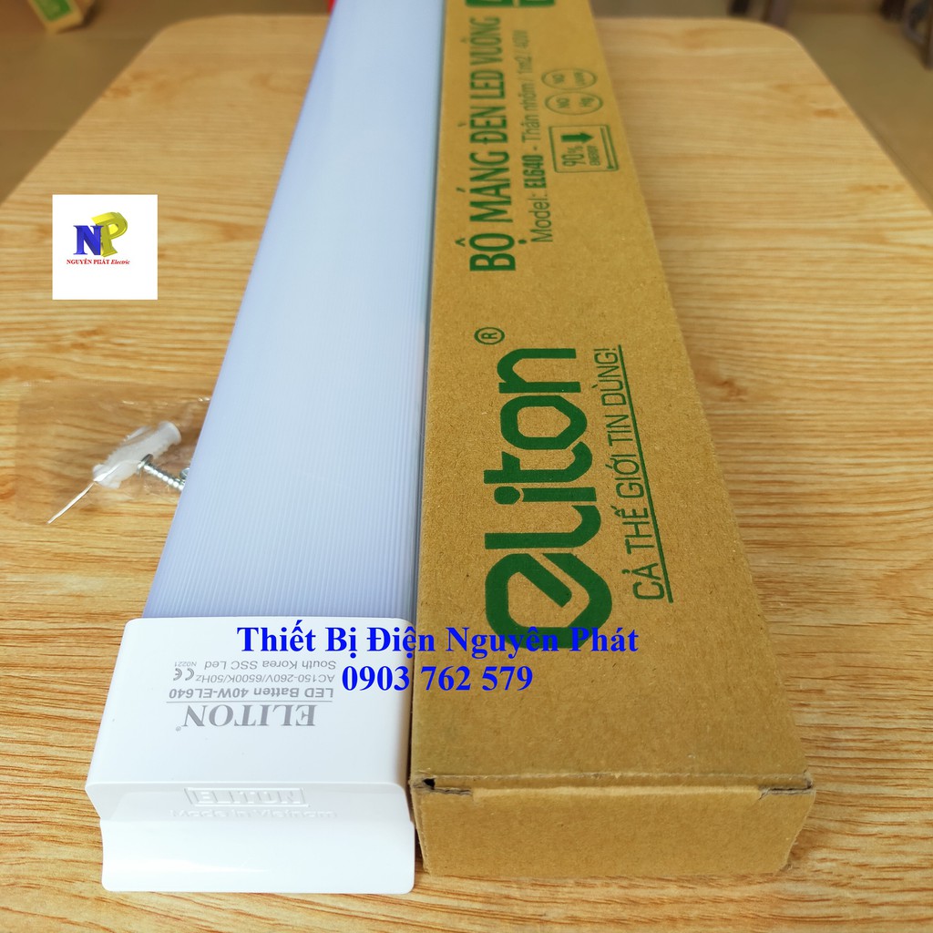 Đèn LED Bán Nguyệt Eliton 1.2m CS 40w Sáng Trắng & CS 36w 3 Màu - Hàng Chất Lượng Cao