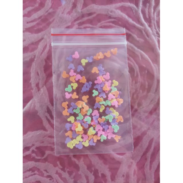 Cốm mickey. Nguyên liệu làm slime