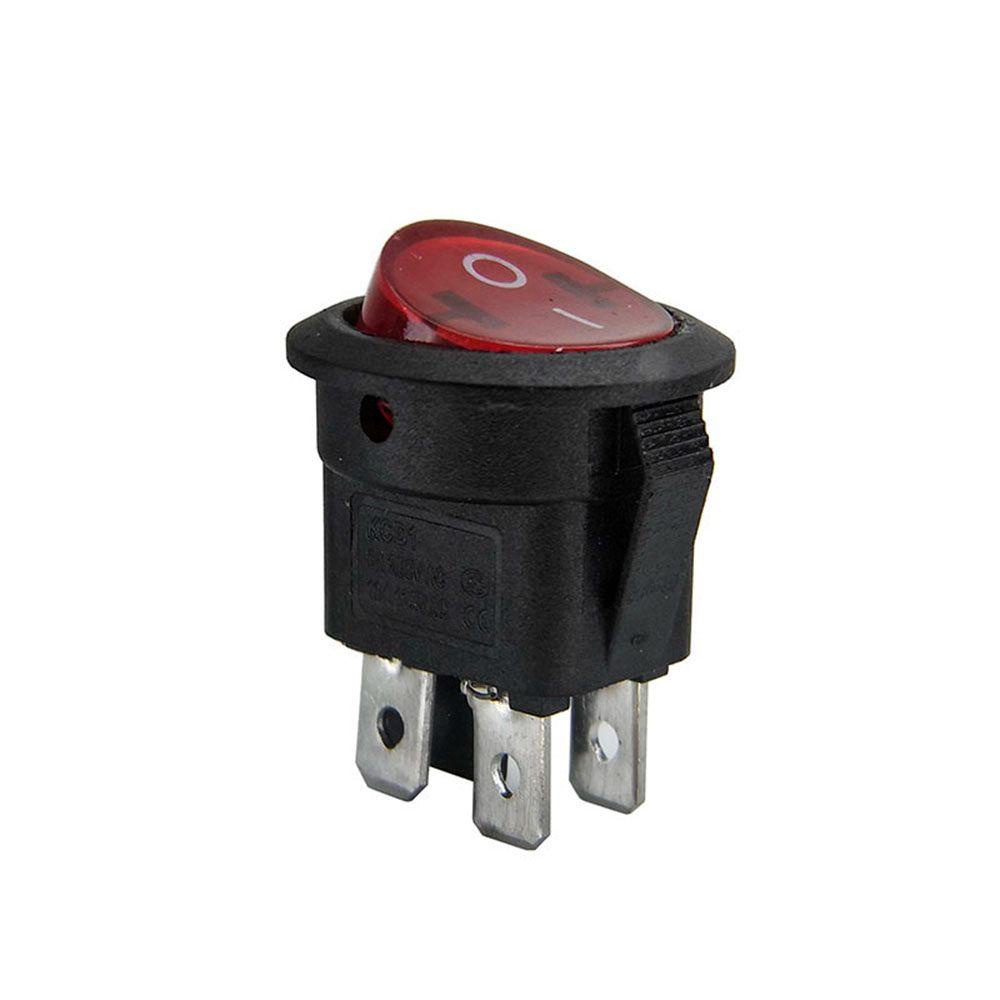 PISTA Set 10 Công Tắc Đỏ 2 Vị Trí 4 Pin KCD1-105