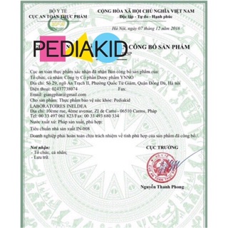 PEDIAKID TĂNG ĐỀ KHÁNG 125ML