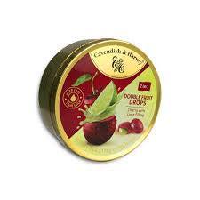 Kẹo Hộp Thiếc Đức Cavendish Harvey Hương Cherry Nhân Chanh Cherry With Lime Filling (Hộp 175g)