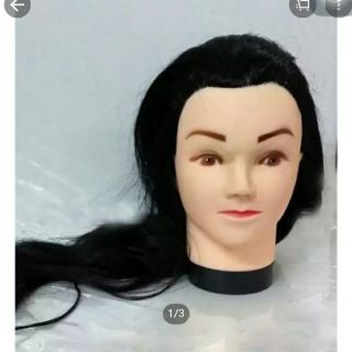 Đầu ma lơ canh học làm tóc