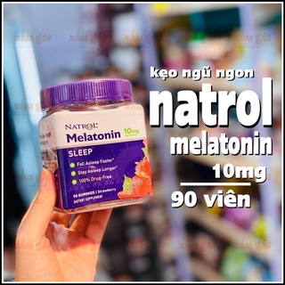 Kẹo Dẻo Ngủ Melatonin 10mg Natrol Sleep