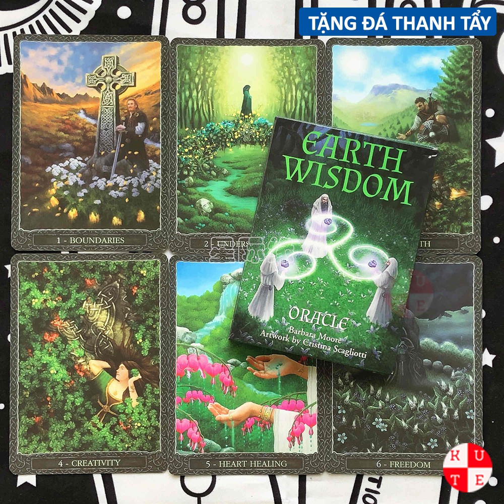 Bài Oracle Earth Wisdom 32 Lá Tặng File Tiếng Anh Và Đá Thanh Tẩy B43