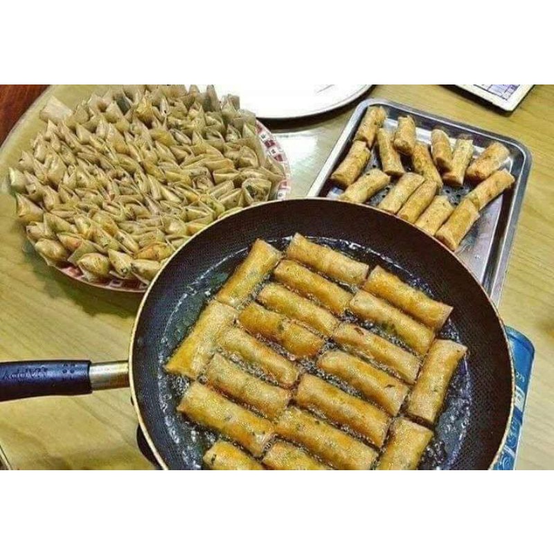 Bánh Ram Hà Tĩnh, Bánh Đa Nem, Loại 100 lá mềm dẻo dễ cuốn, Hút chân không