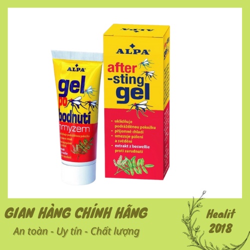 Gel bôi muỗi đốt, côn trùng cắn After-Sting Gel giảm ngứa, sưng, nóng rát, làm mát da